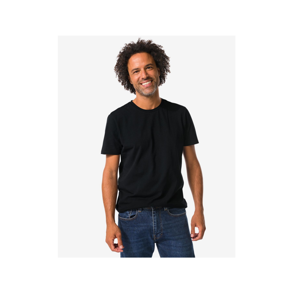 HEMA Heren T-shirts Slimfit O-hals - 2 Stuks