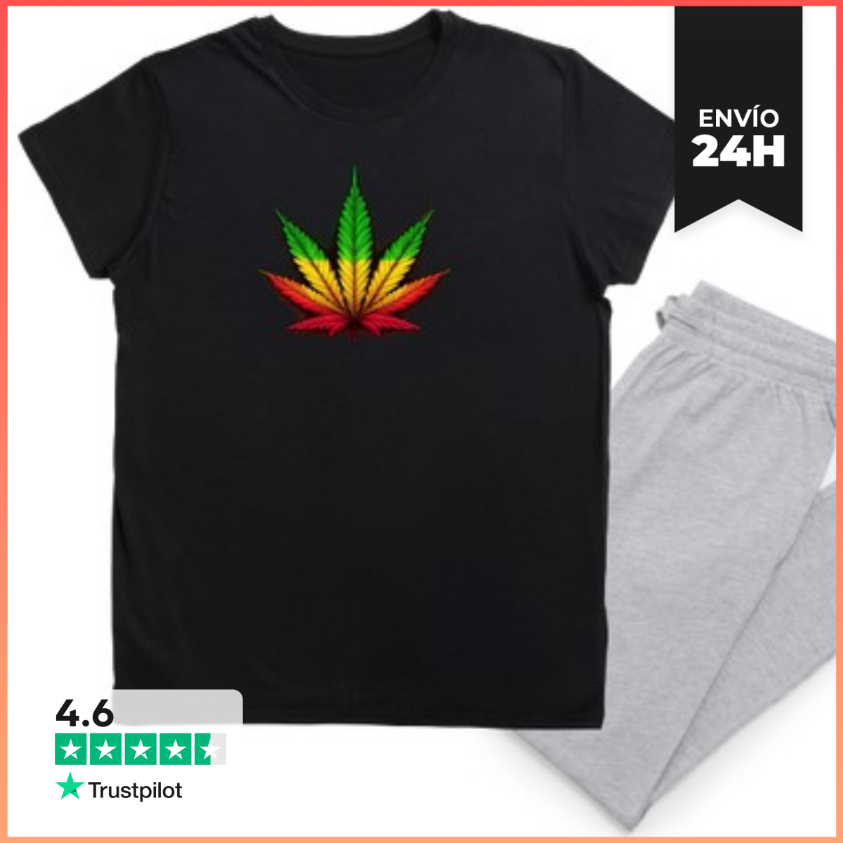 Pijama marijuana tricolor laTostadora