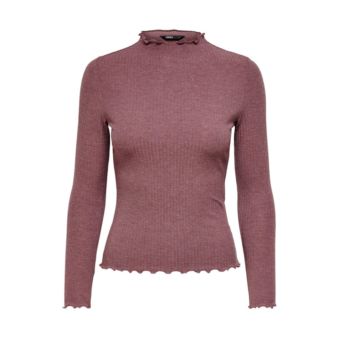 Only - Damen Langarmshirt - Braun - Größe: S - bei Tara-M