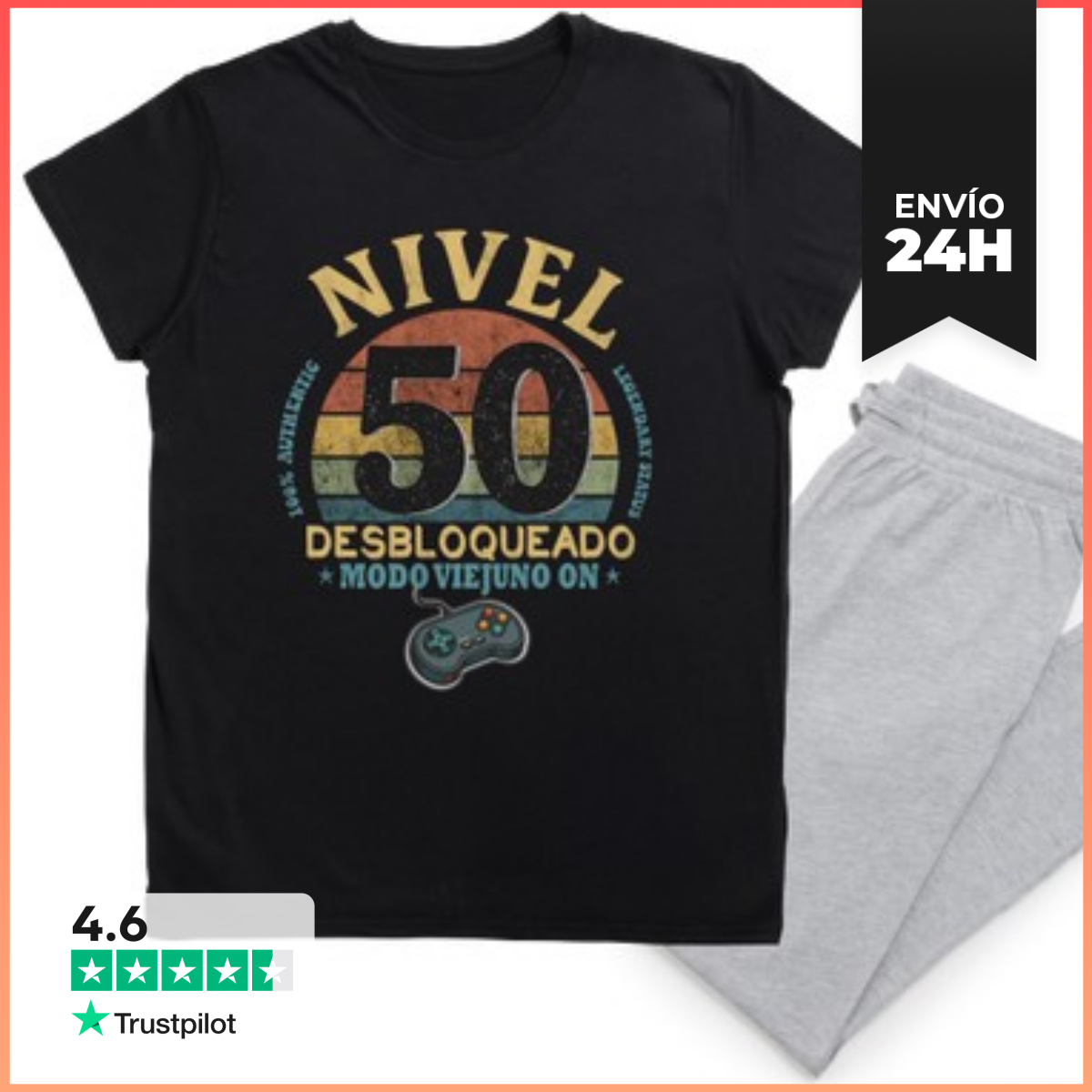 Pijama Nivel 50 Desbloqueado Regalo Viejuno LaTostadora