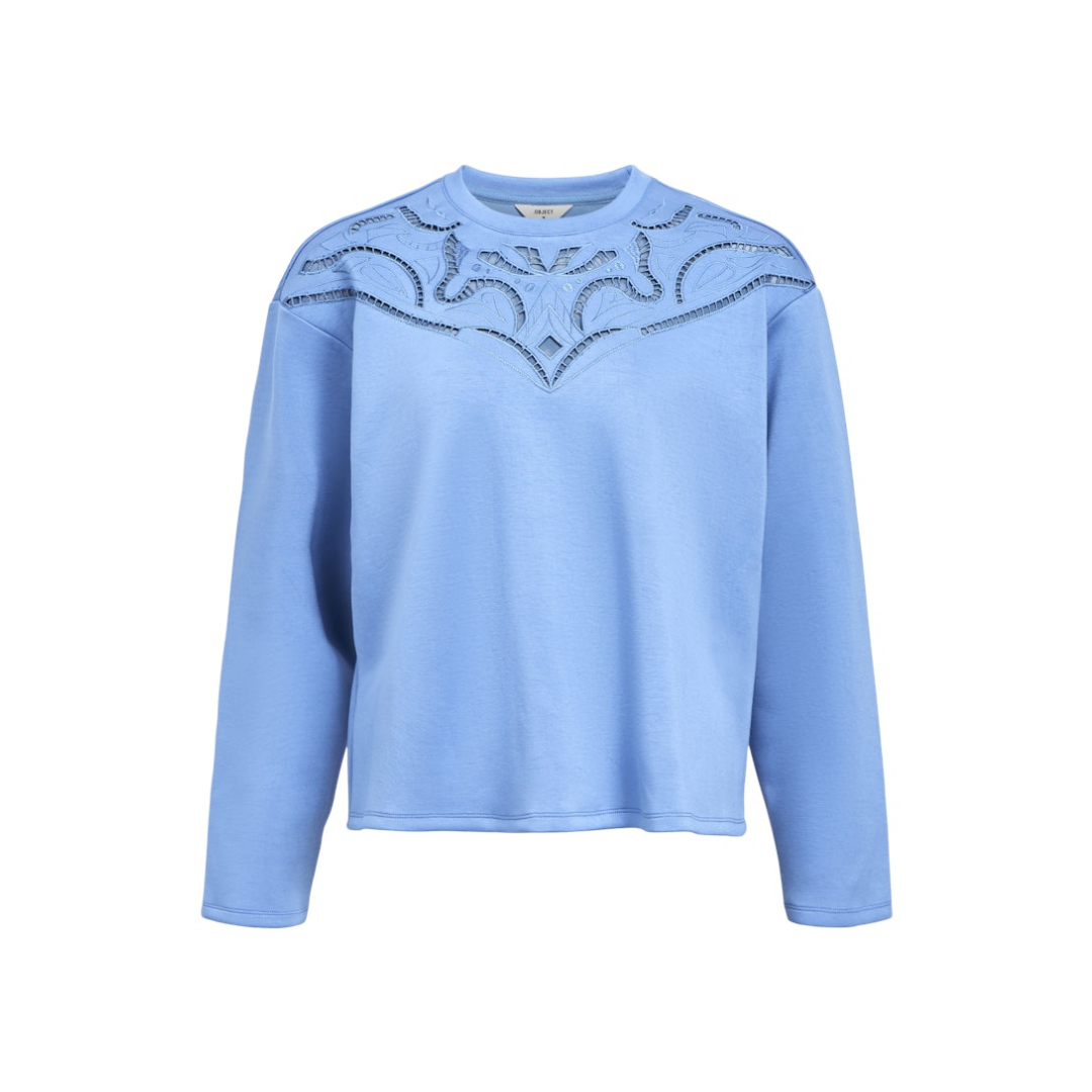 Object - Damen Sweatshirt - Blau - Größe: M - bei Tara-M