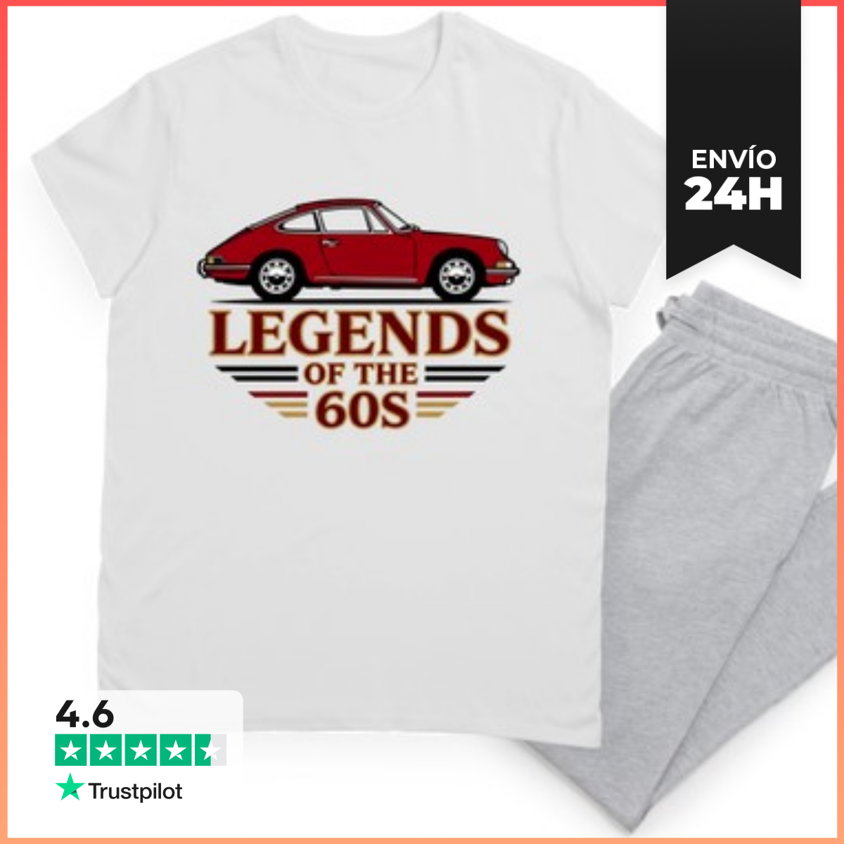 Pijama LEGENDS OF THE 60S PORSCHE 911 LaTostadora