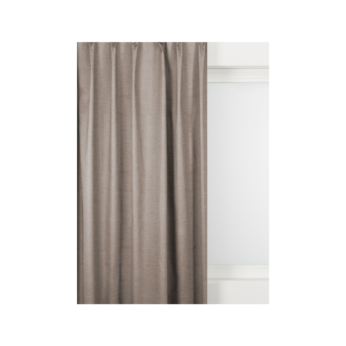 HEMA Gordijnstof Uden verduisterend bruin (bruin)