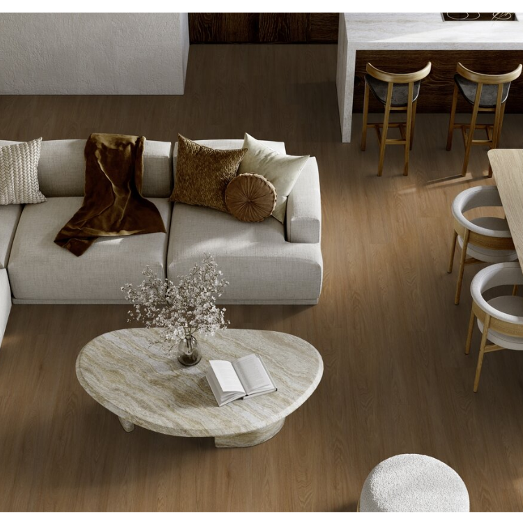 Lame XL de sol PVC effet bois clipsable country brown Gerflor - 149.2 cm x 22.9 cm x 0.57 cm — vue 3