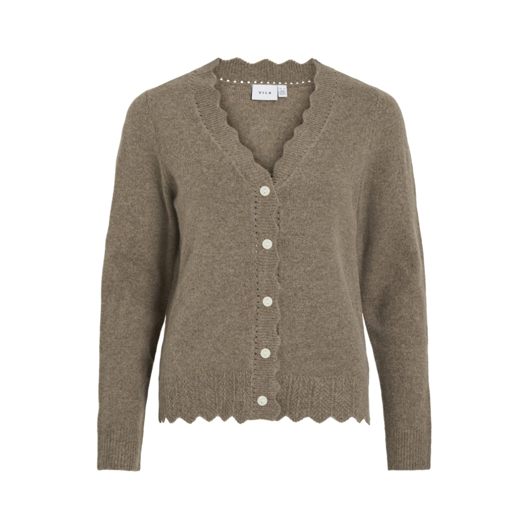 Vila - Damen Pullover - Braun - Größe: XXL - bei Tara-M