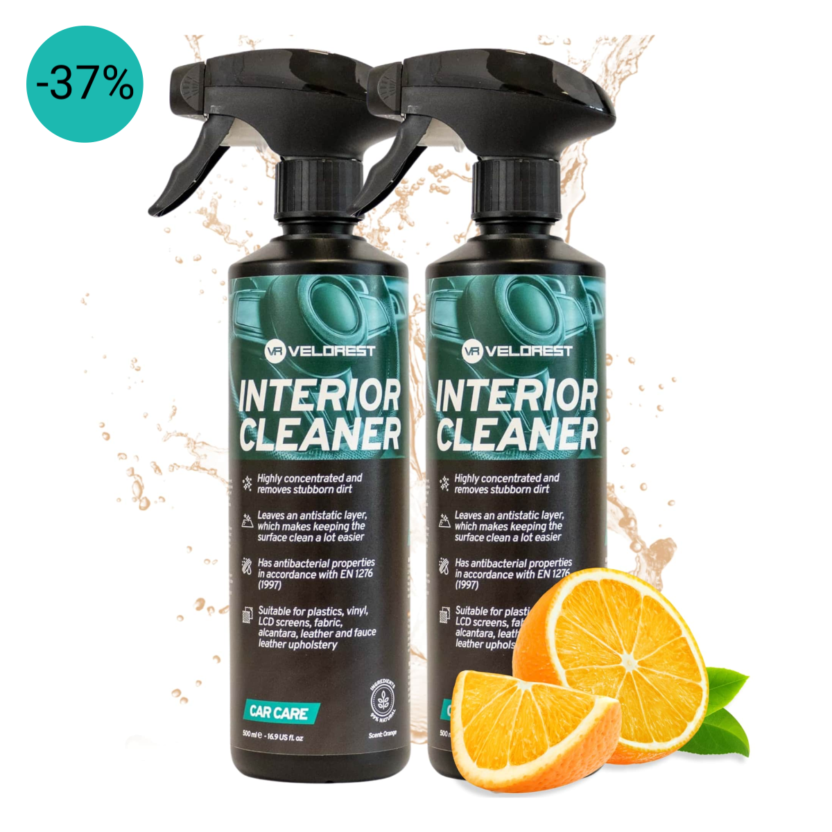 2-pack Velorest Interior Cleaner 2x500ml / interieur reiniger auto | Dutch Performance Products