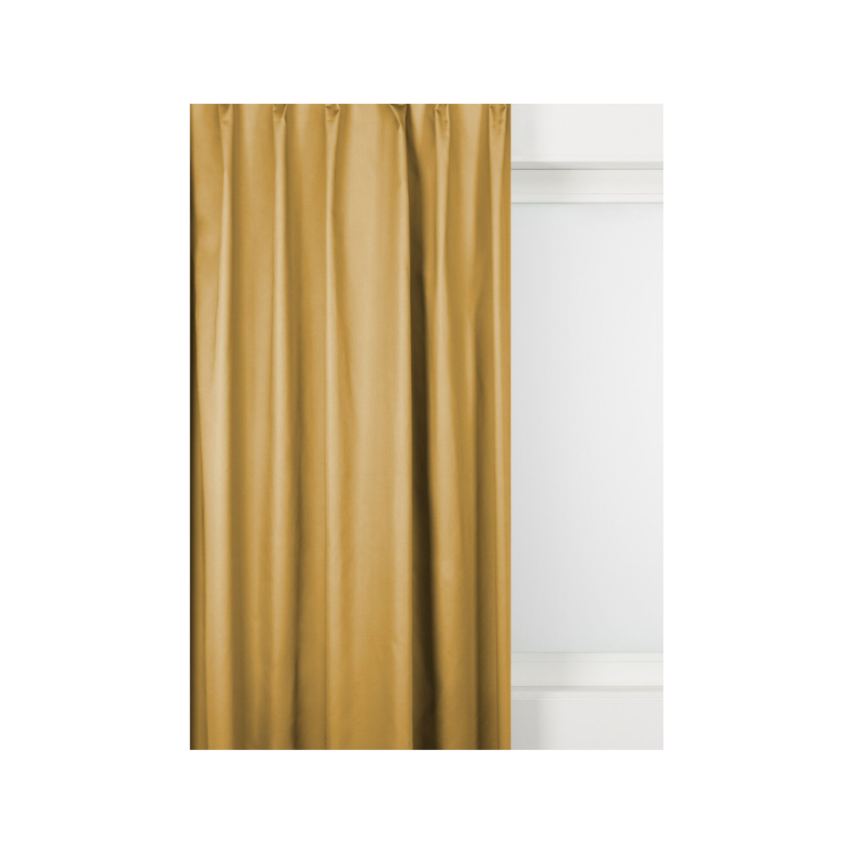 HEMA HEMA Gordijnstof Joure Semi-verduisterend Okergeel (okergeel)