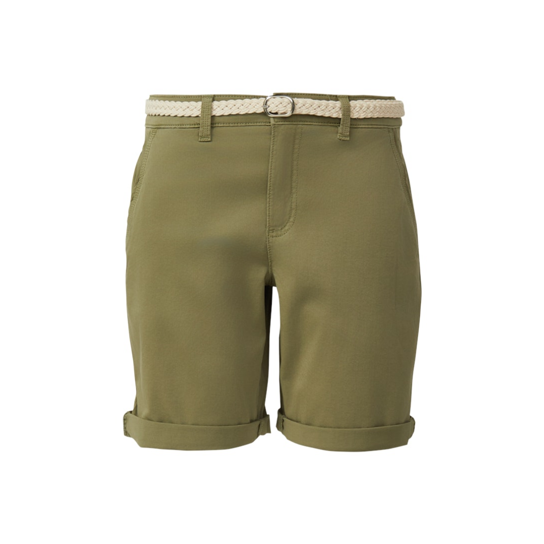s.Oliver - Damen Kurzshorts - Grün - Größe: 44 - bei Tara-M