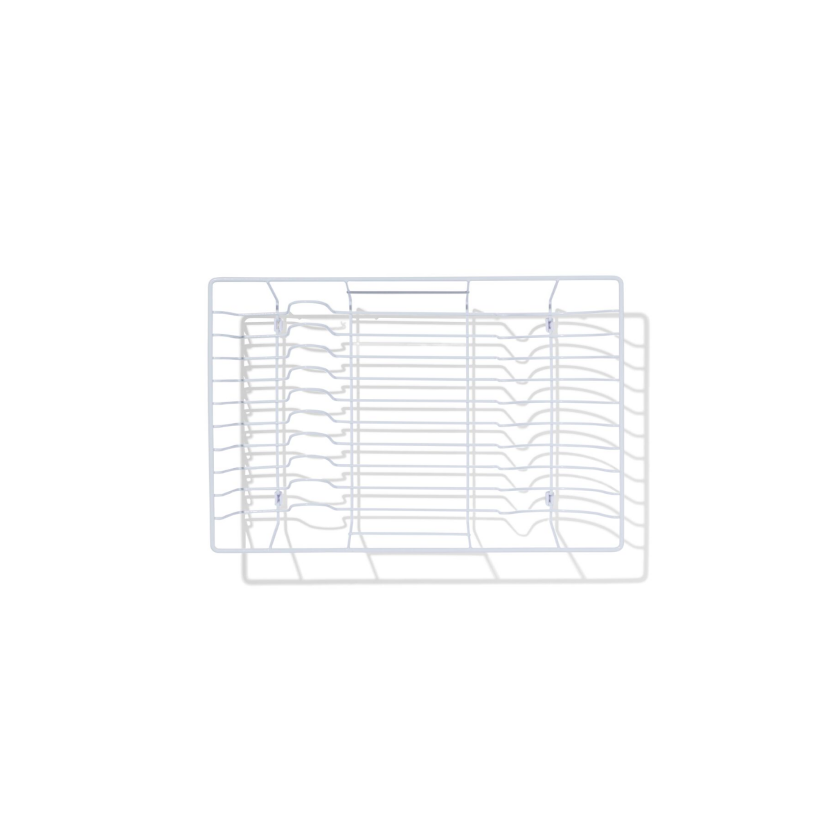 HEMA HEMA Afdruiprek 30x45x10.5cm Metaal Wit