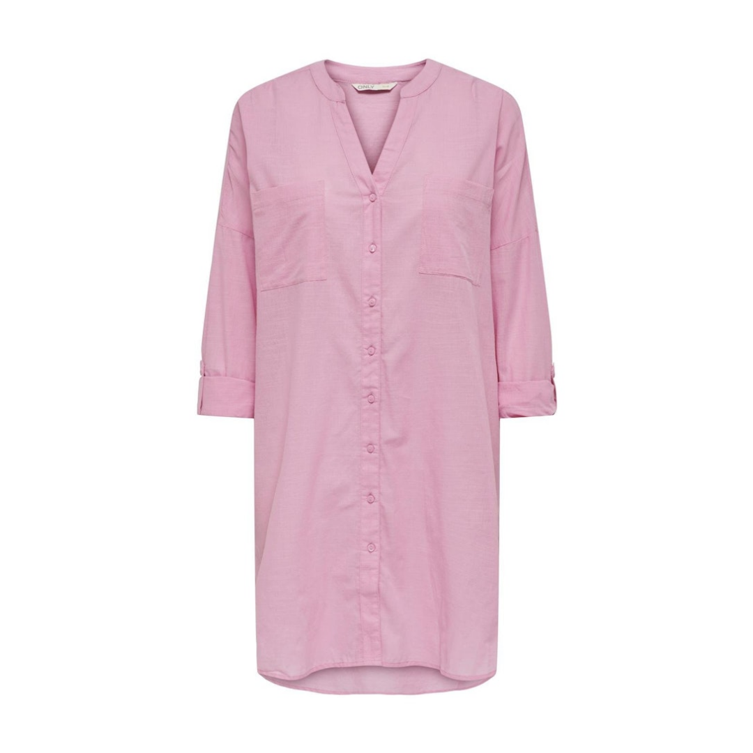 Only - Damen Langarmbluse - Rosa - Größe: M-L - bei Tara-M