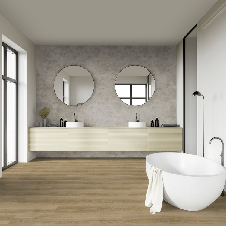 Dalle murale PVC effet béton pose collée, pose clipsée 7869 Sensita Gerflor - 65 cm x 37.5 cm x 0.5 cm — vue 3