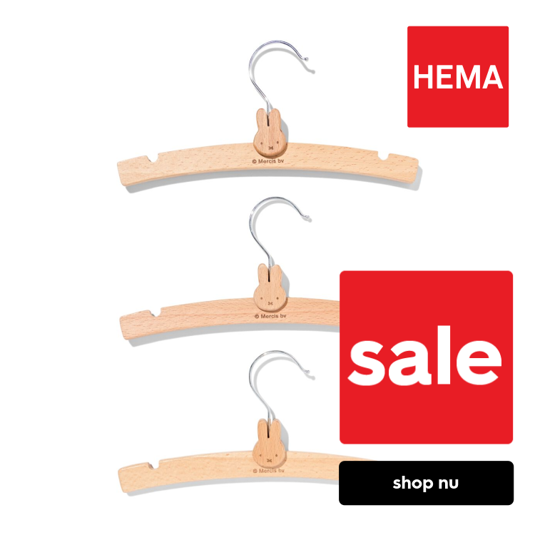 HEMA Nijntje kledinghangers hout - 3 stuks