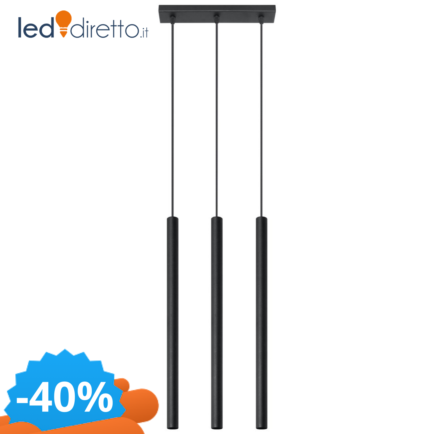 Sollux Lighting Unisex Nero Lampada A Sospensione Pastelo 3 - Immagine 2