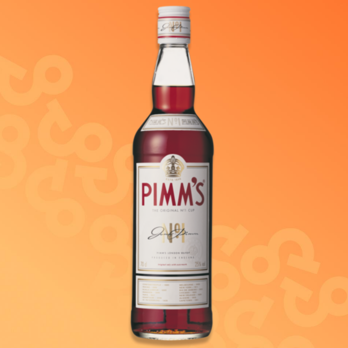 Bottle of Pimm's No. 1 70 cl