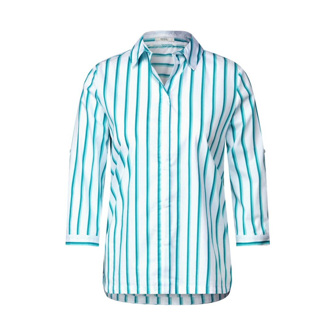 Cecil - Damen Langarmbluse - Grün - Größe: M - bei Tara-M