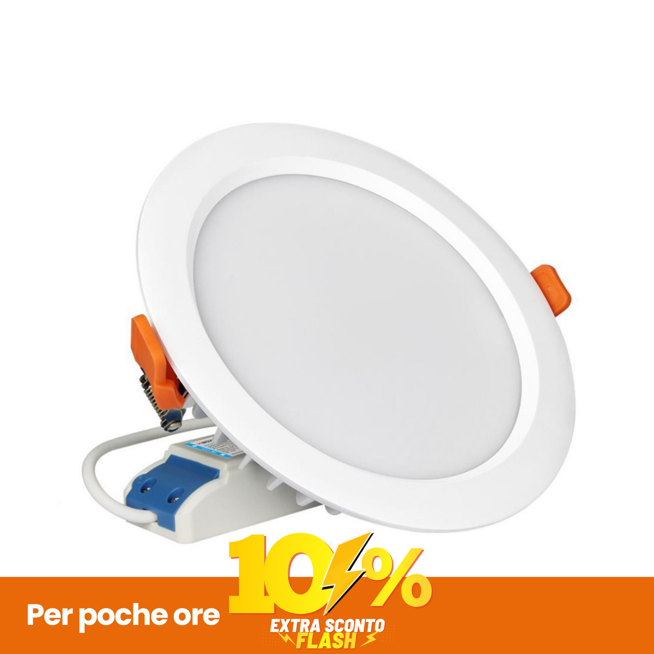 Faretto Da Incasso 15W Rgb+Cct IP54 Angolo 120° Foro Ø175 - 180 Mm Colore Rgb+Cct-image