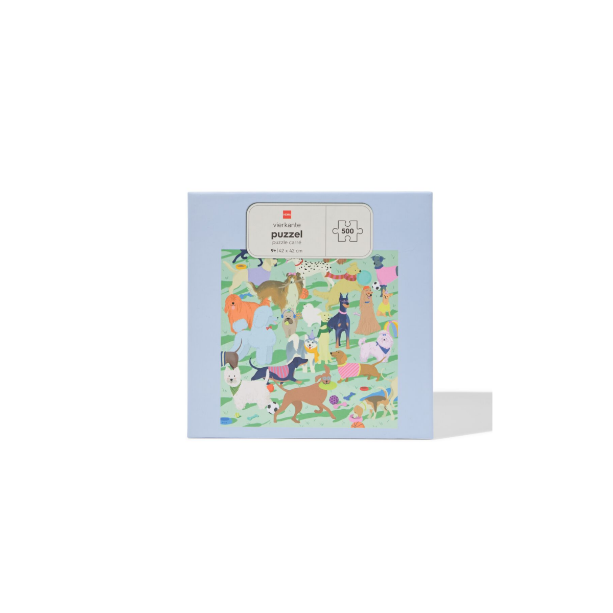 HEMA Legpuzzel 13.6x10.5cm 500 stukjes honden