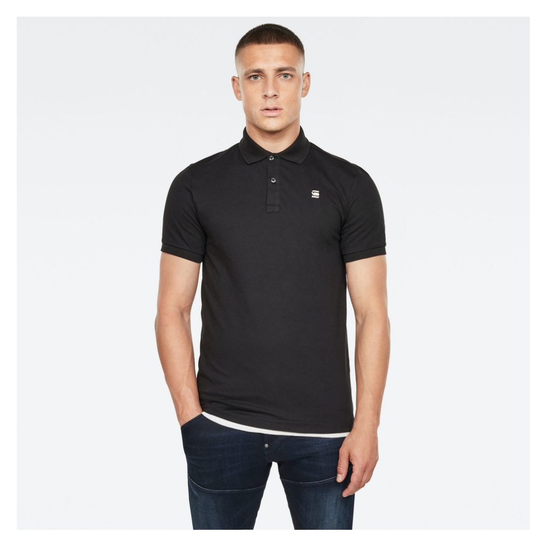 G-Star Raw Poloshirt Baumwolle-Esasthan Black