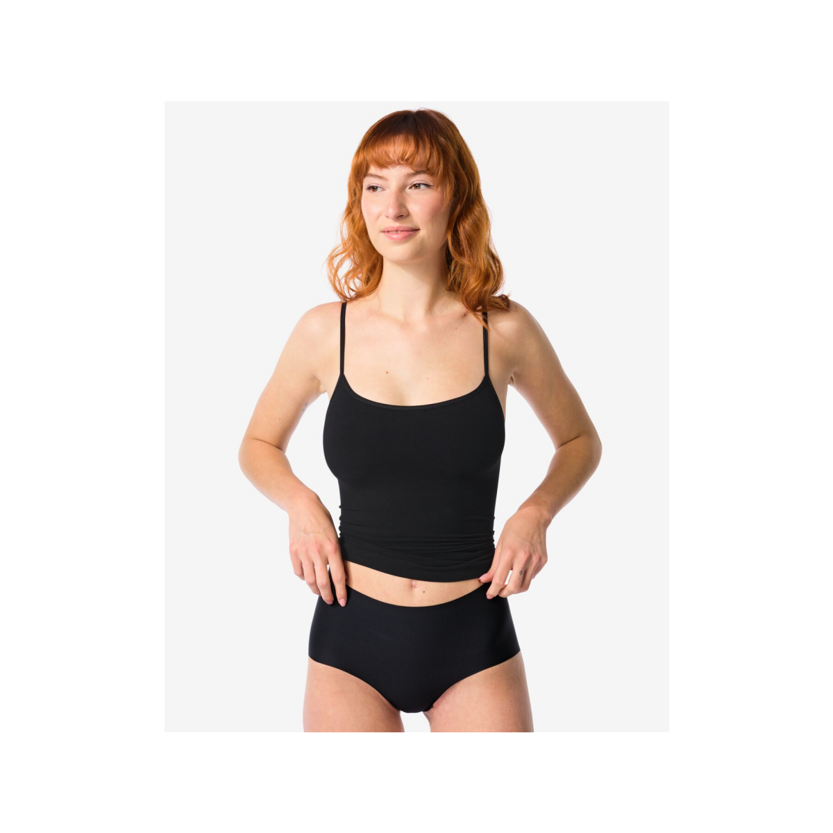 HEMA HEMA Medium Corrigerende Slip Hoge Taille Zwart (zwart)