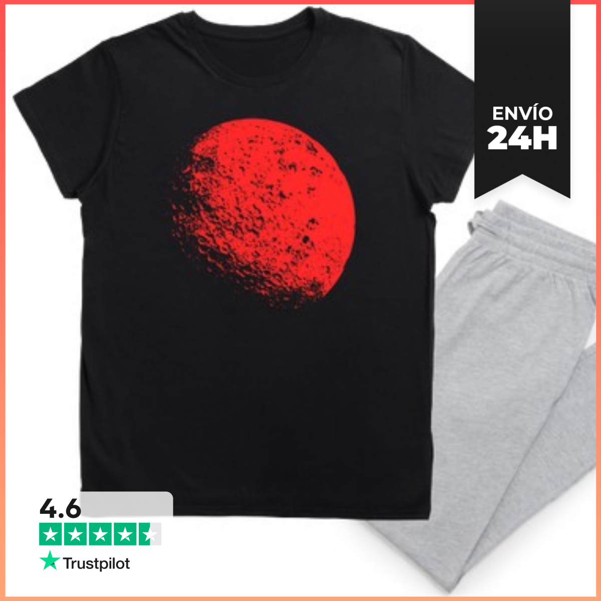 Pijama Luna Roja LaTostadora