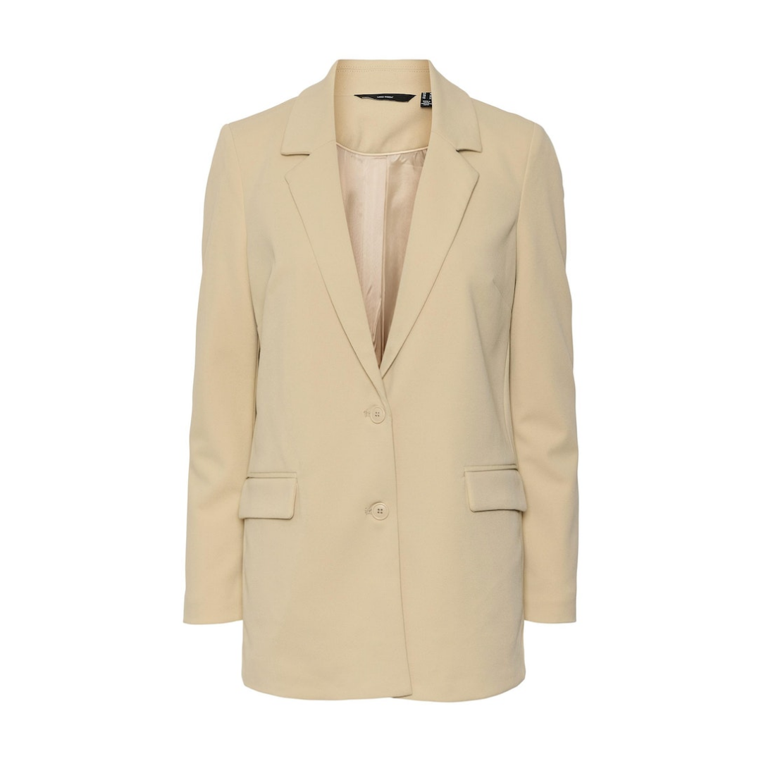 Vero Moda - Damen Blazer - Schwarzsh cream - Größe: L - bei Tara-M
