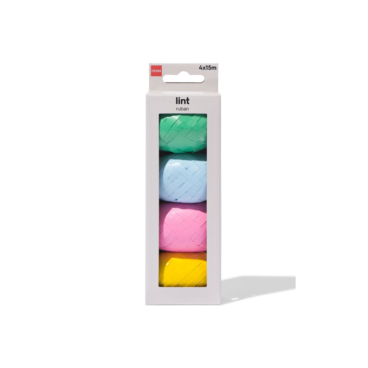 HEMA Lint 15m plastic confetti - 4 stuks