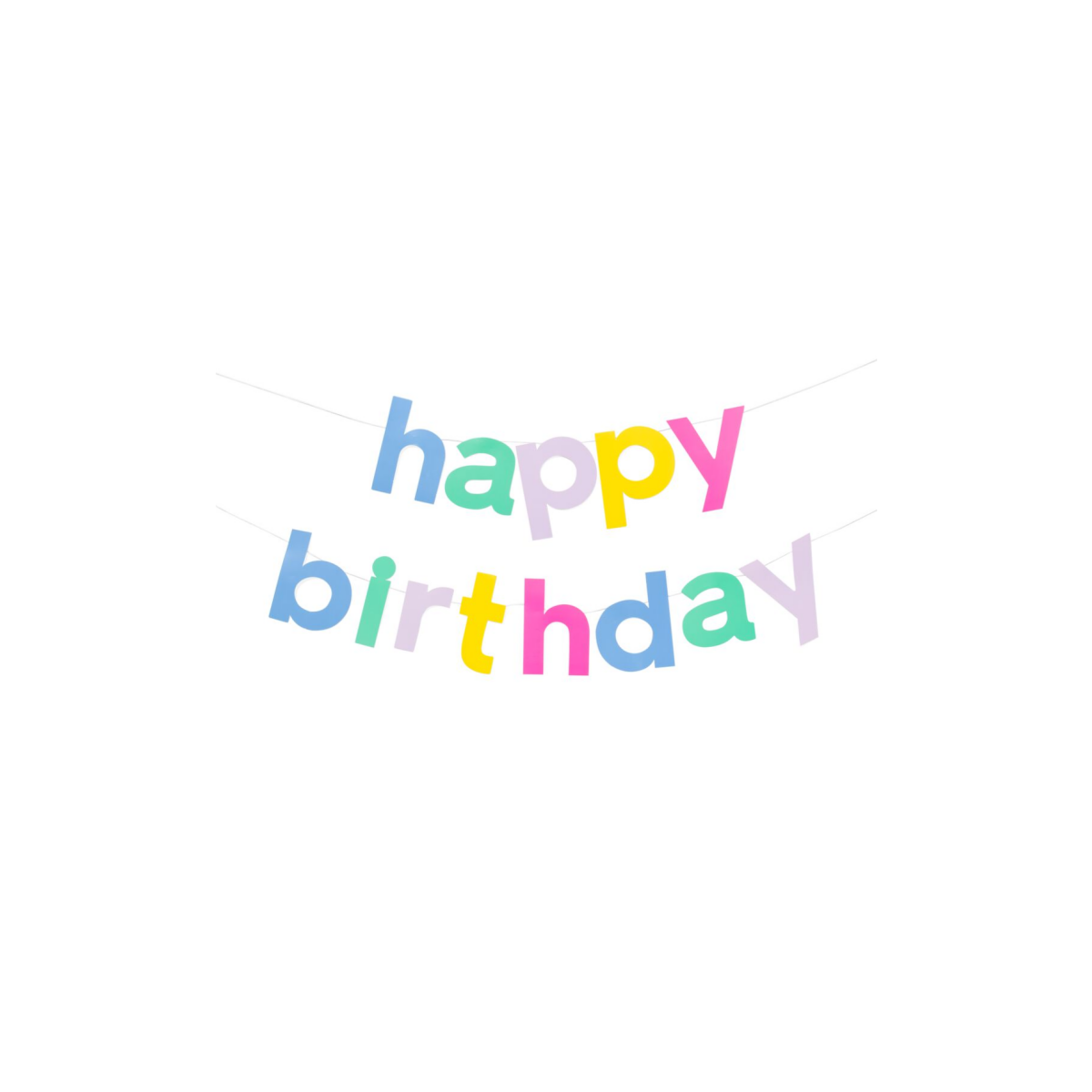 HEMA Slinger happy birthday (multicolor)