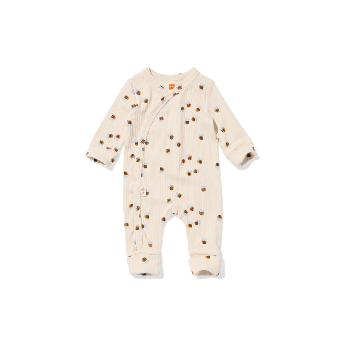 HEMA Newborn boxpakje LENZING™ ECOVERO™-(viscose) rib bijtjes ecru (ecru)