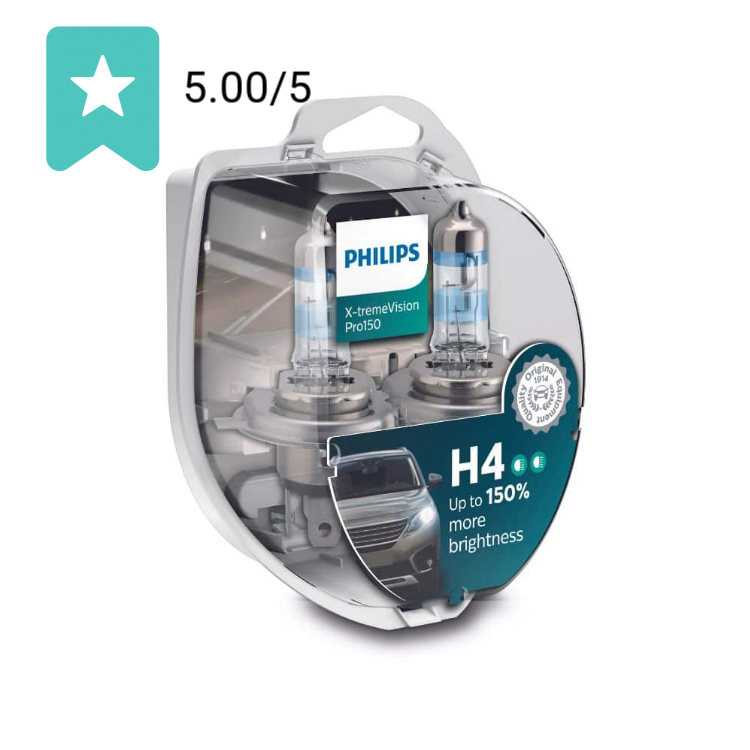 Philips X-treme Vision Pro150 H4 - 12342xvps2 - 2 stuks | Dutch Performance Products