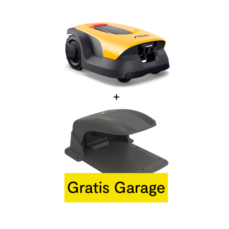 STIGA Rasenroboter A 10v - Autonomer Mähroboter mit RTK für bis zu 1.000 m² + gratis Garage
