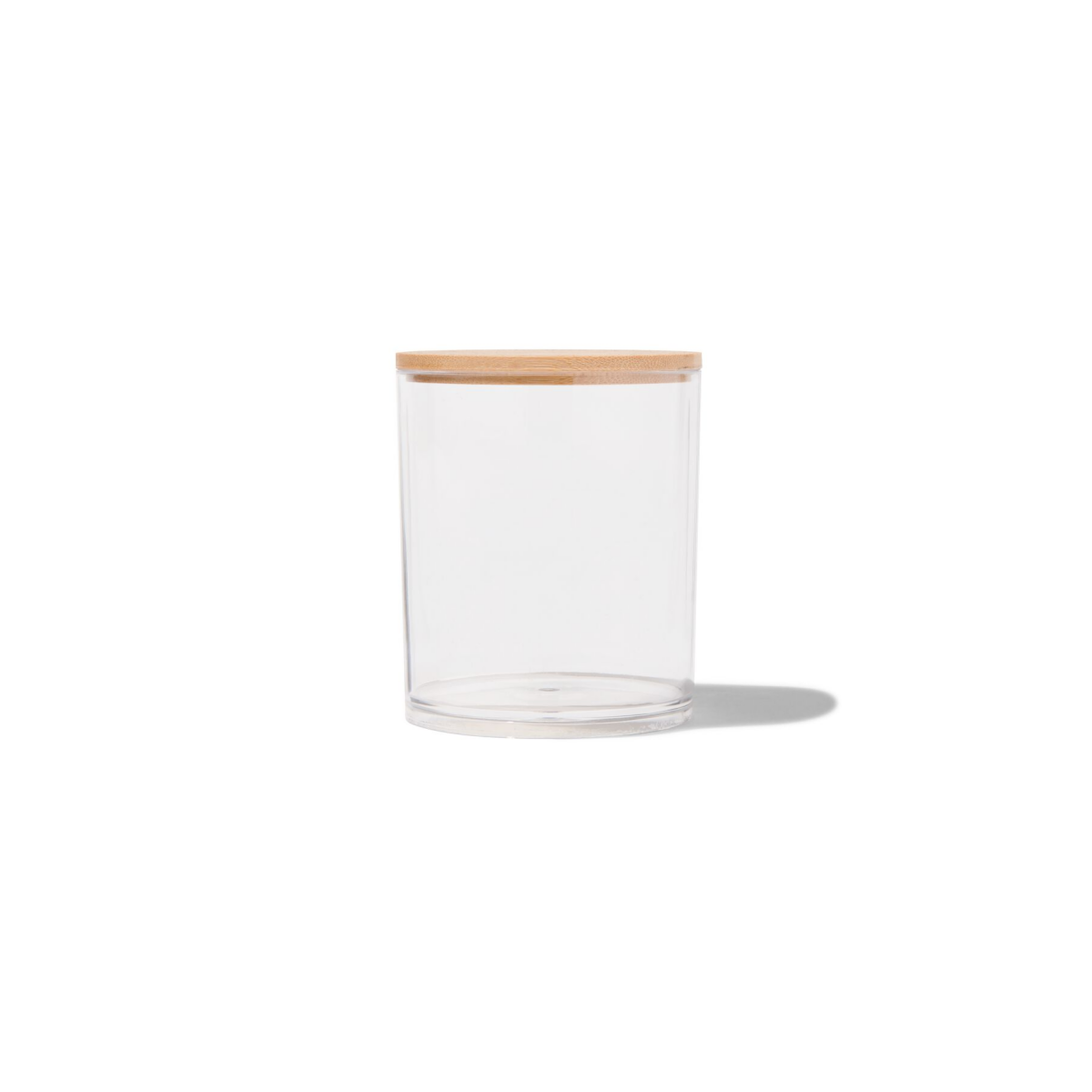 HEMA HEMA Organizer Rond Transparant Met Deksel Ø8.7x10.6 (transparant)