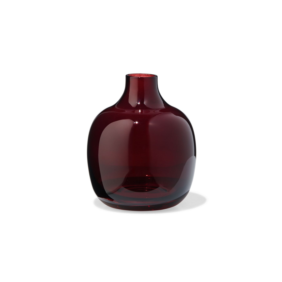 HEMA HEMA Vaas Voor Geurstokjes ⌀8.4x10cm Glas Bruin (bruin)