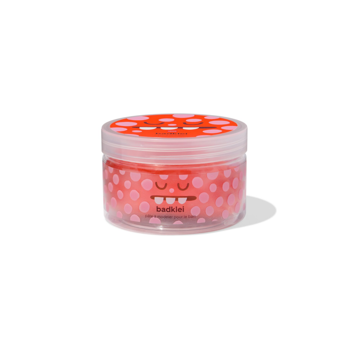 HEMA HEMA Badklei Roze+rood 2x80g