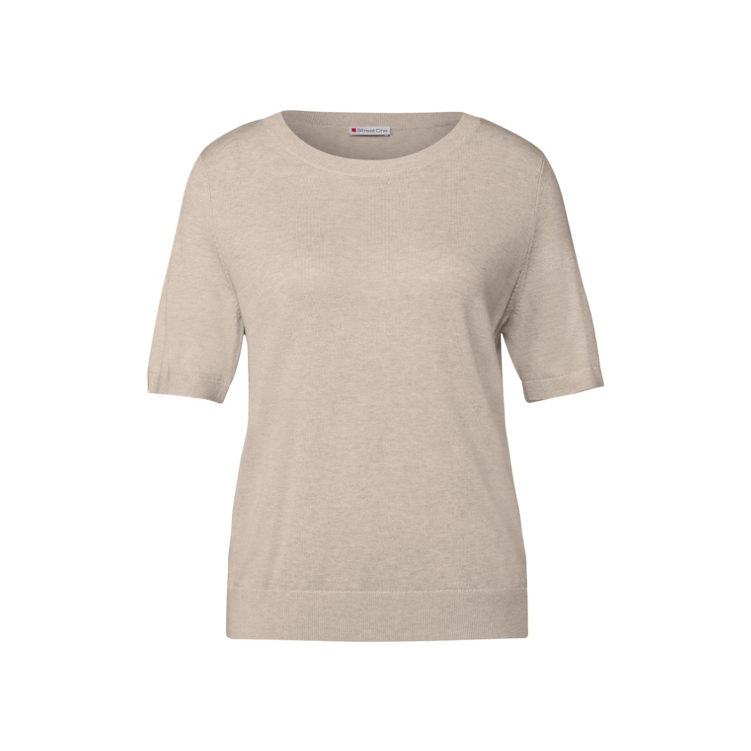 Street One - Damen Pullover - Braun mel. - Größe: 42 - bei Tara-M