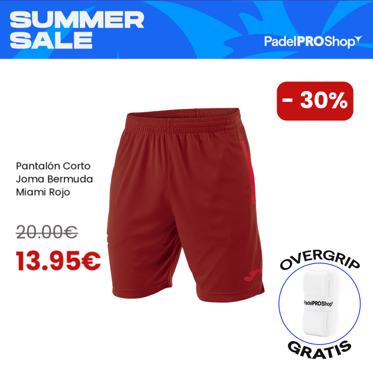 Joma Pantaloncini Joma Bermuda Miami Rosso