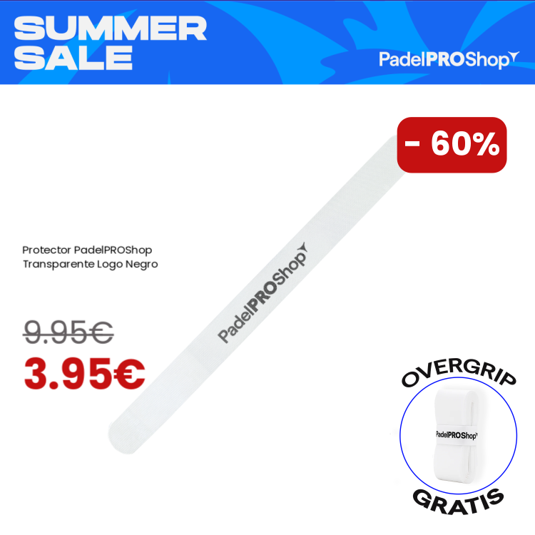 Padelproshop Protettore PadelPROShop Trasparente Logo Nero