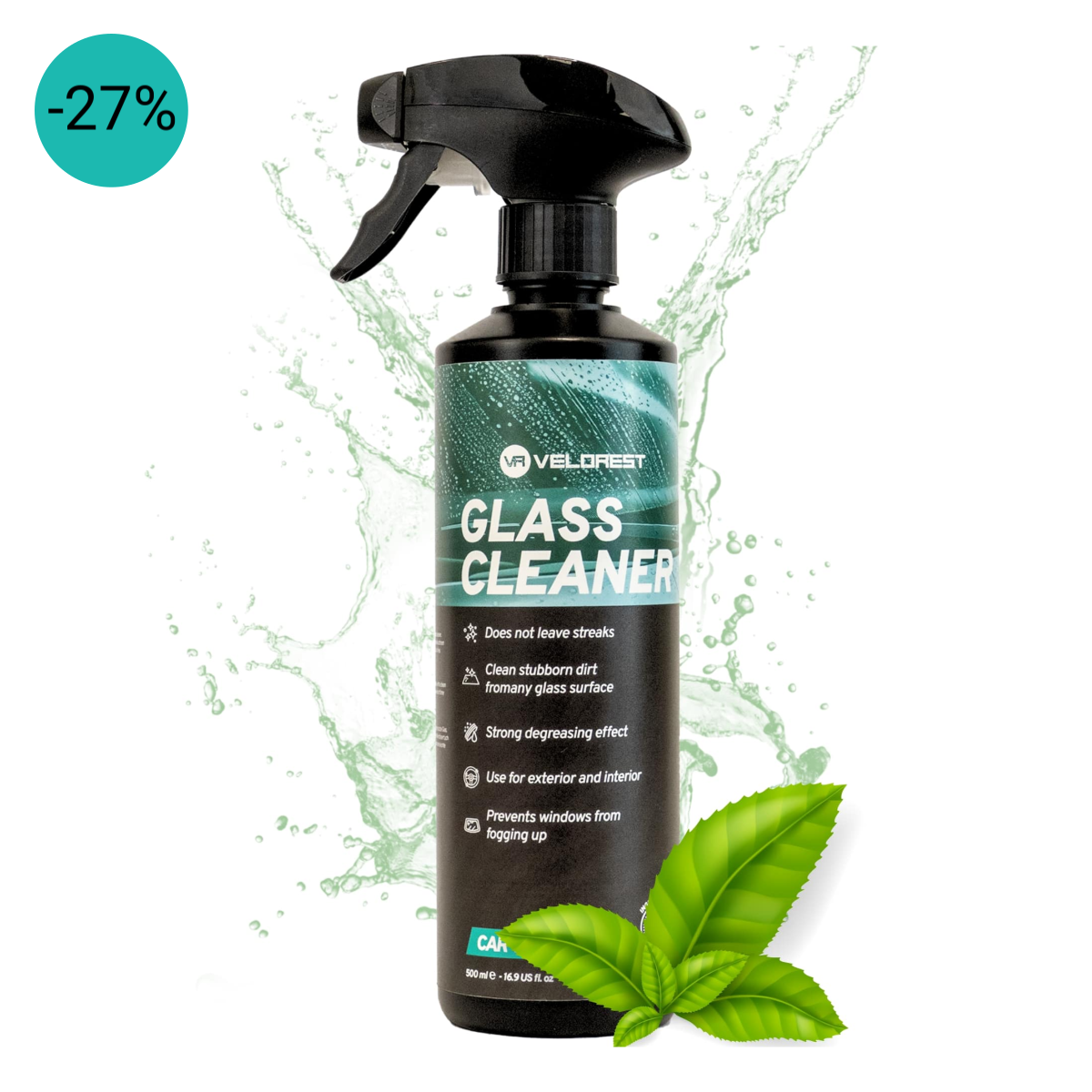 Velorest Glass Cleaner 500ml / ruitenreiniger auto | Glasreiniger Auto | Dutch Performance Products