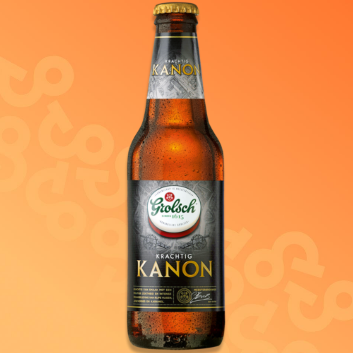 30 cl bottle of Grolsch Kanon