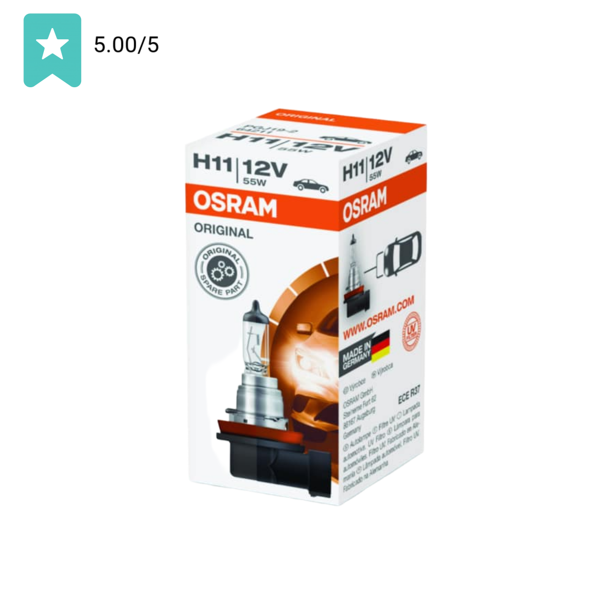 Osram Original H11 12V/55W - 64211 | Dutch Performance Products