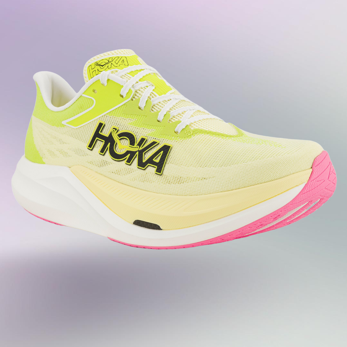 Chaussure Running Hoka One One Rocket X 3 Neon Pack - Vert - pour Femme - taille 40