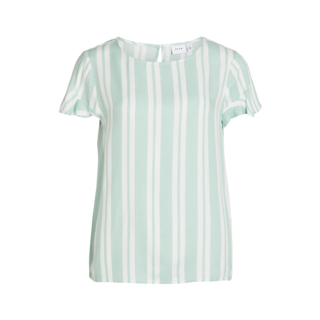 Vila - Damen T-Shirt - Weiß - Größe: 36 - bei Tara-M