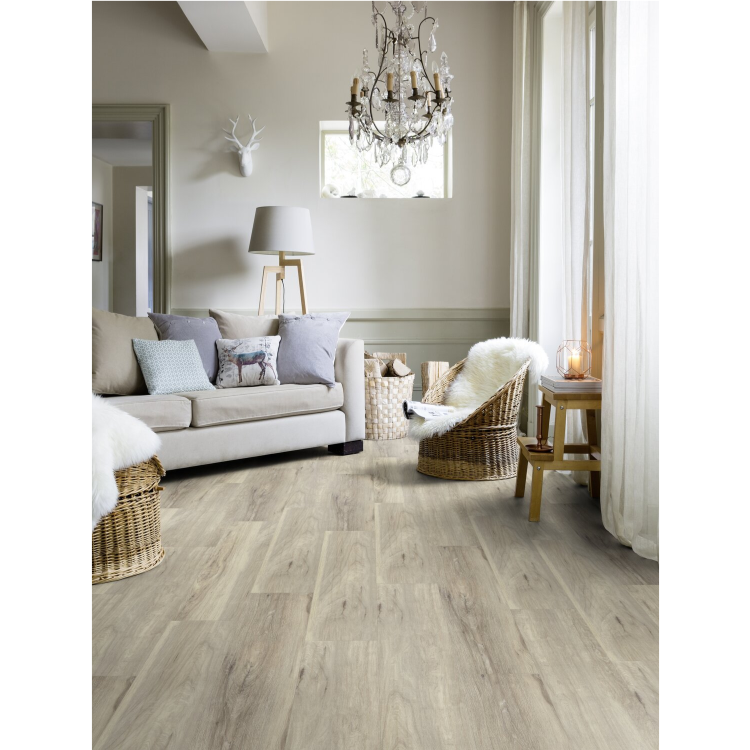 Lame de sol PVC effet bois clipsable blossom Gerflor - 123.9 cm x 21.2 cm x 0.42 cm