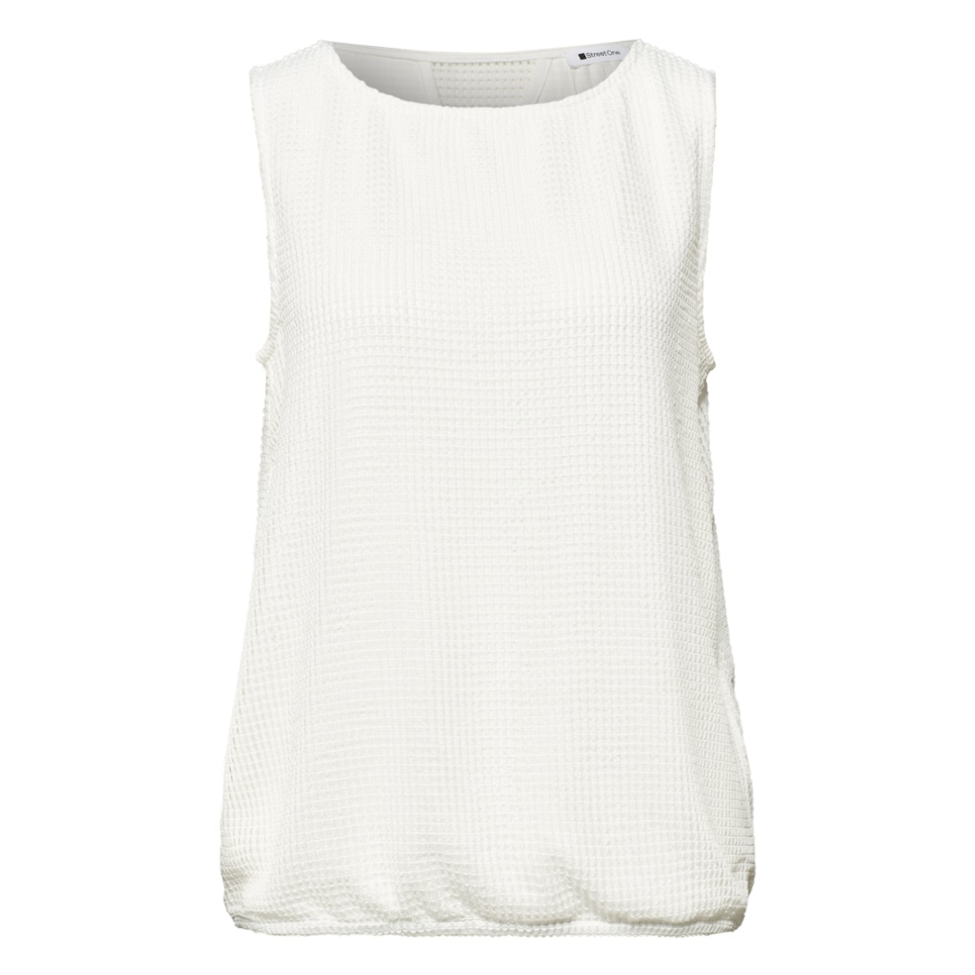 Street One - Damen Top - Weiß - Größe: 46 - bei Tara-M