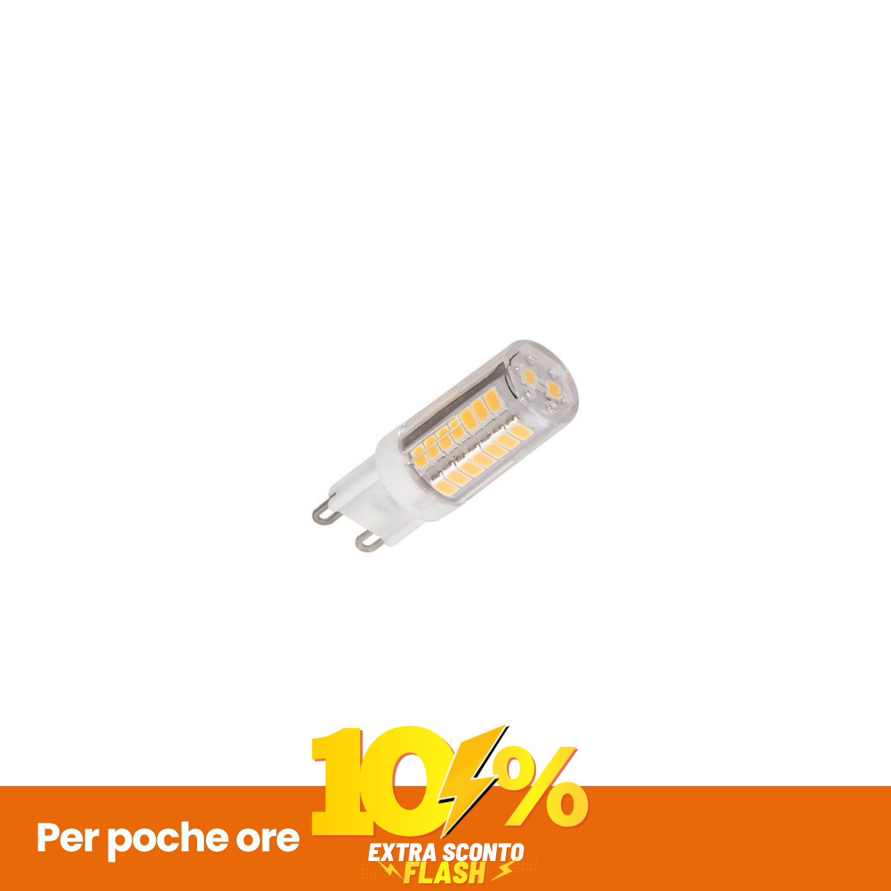 Lampada LED G9 4W Ceramic 110Lm/W - Premium Colore Bianco Caldo 3.000K-image