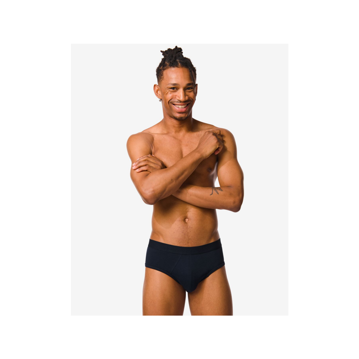 HEMA HEMA Herenslips - 3 Stuks Blauw (blauw)