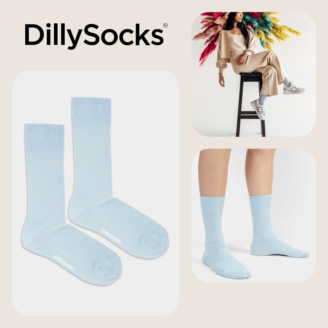 Ribbed Baby Blue