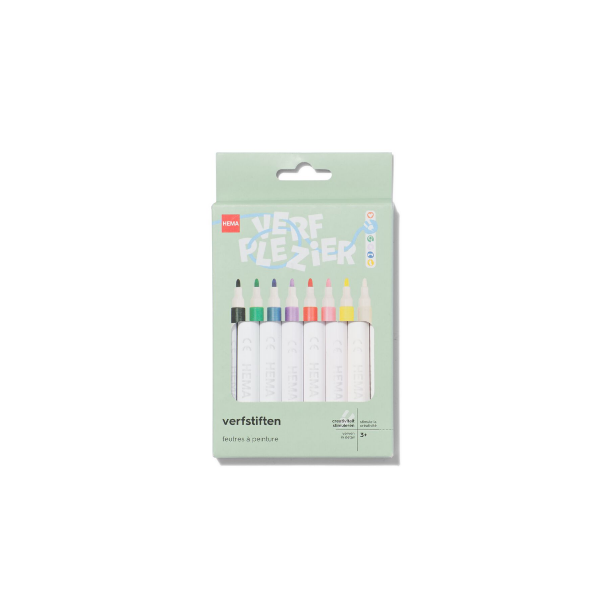 HEMA Verfstiften - 8 stuks