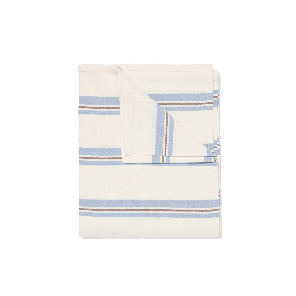 HEMA HEMA Tafelkleed XL 320x145cm Katoen Strepen Blauw (blauw)