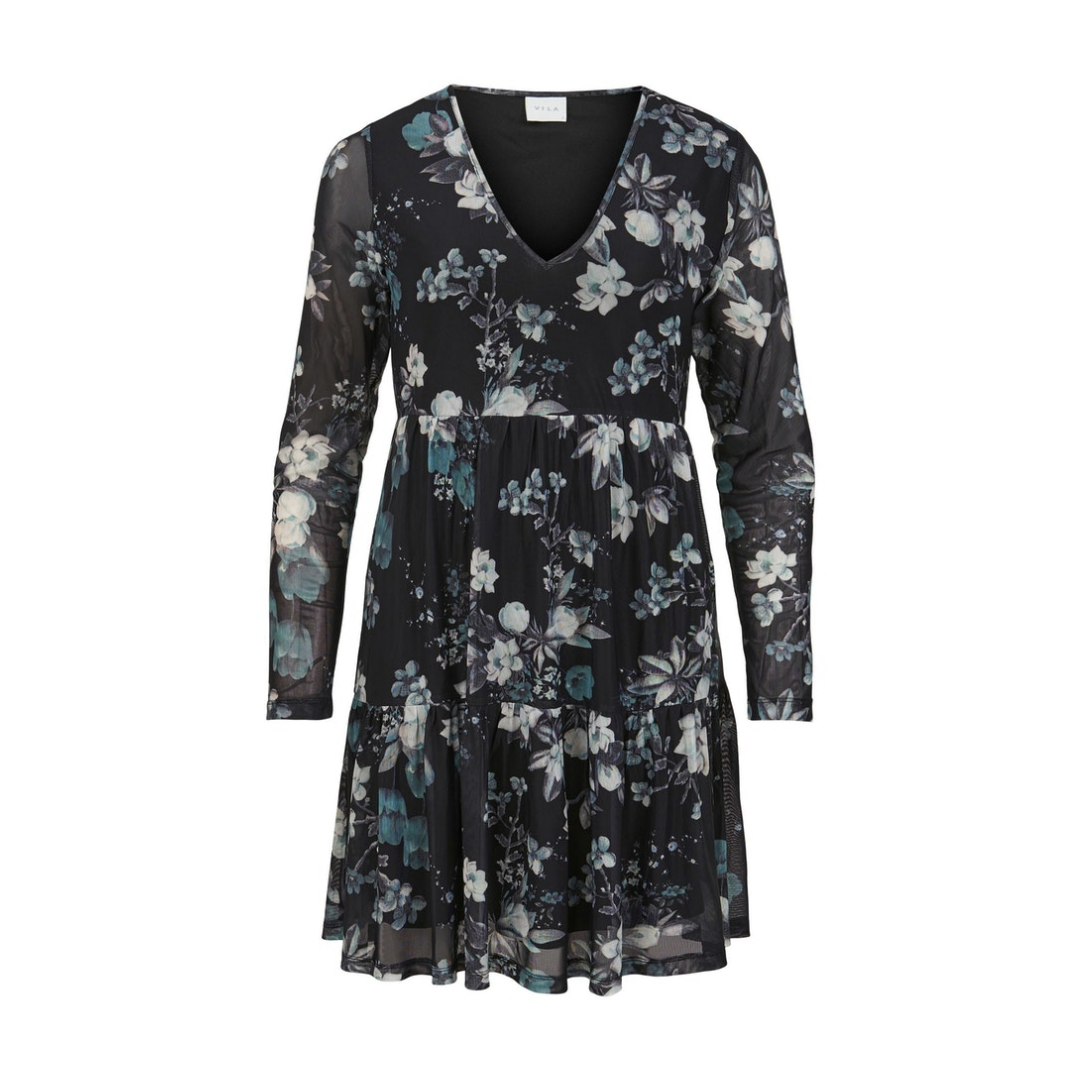 Vila - Damen Kleid - Schwarz - Größe: S - bei Tara-M