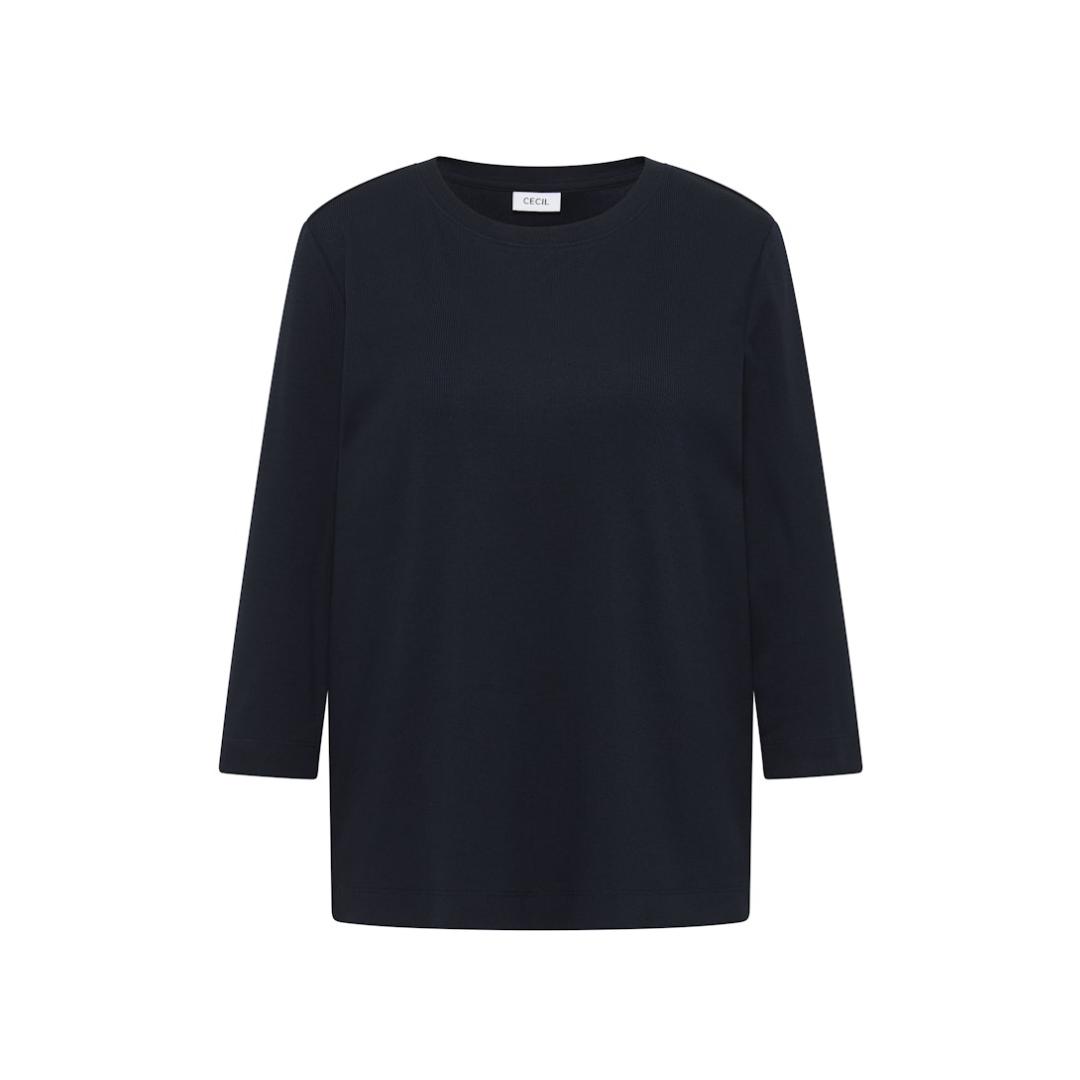 Cecil - Damen Langarmshirt - urban dark blue - Größe: XXL - bei Tara-M